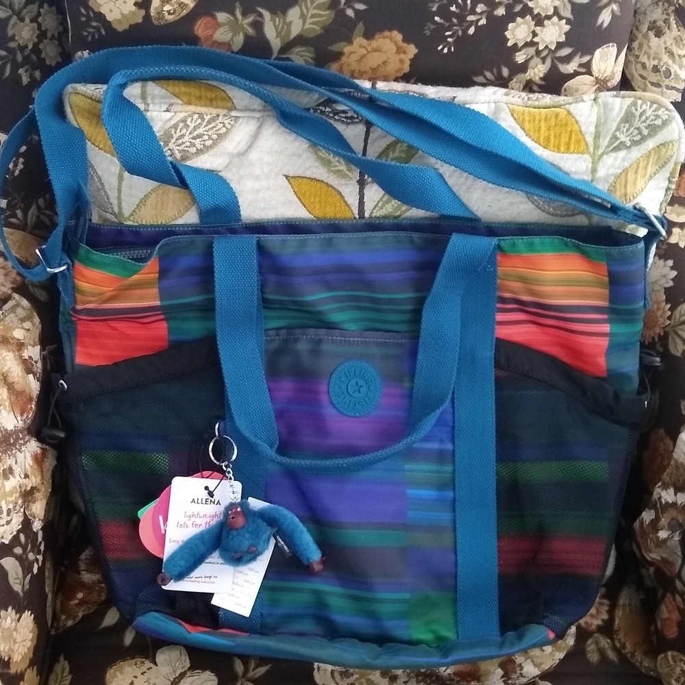 NWT Kipling Allena gym tote